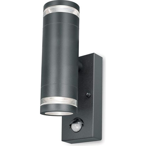 Applique murale bidirectionnelle GU10 avec PIR Anthracite (1/5)