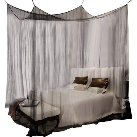 Moustiquaire avec baldaquin pour 4 lits d'angle, solution de (1/5)