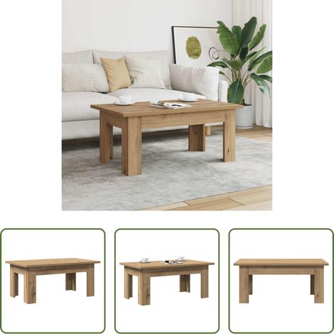Beistelltisch - Couchtisch Artisan-Eiche 100x60x42 cm Holzwerkstoff (1/5)