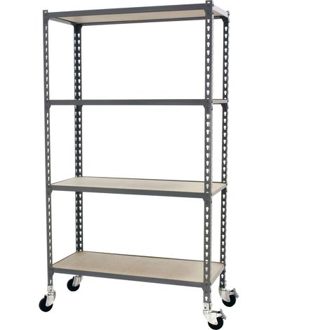 Simonrack Étagère mobile gris fonctionnel et moderne (1/2)