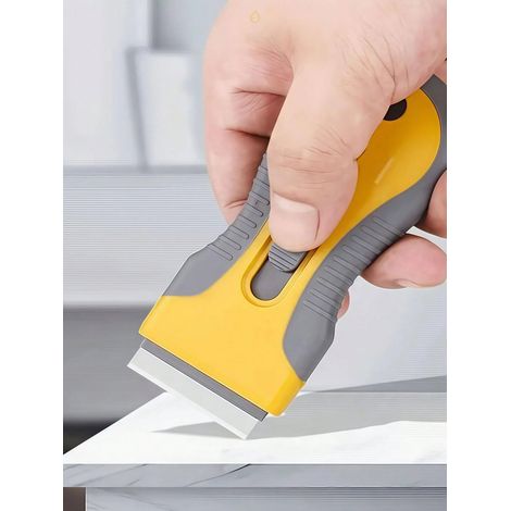 1 raclette de nettoyage bicolore, adaptée à la cuisine, la salle de bain, la maison, articles ménagers, outil raclette multi-surfaces (1/5)