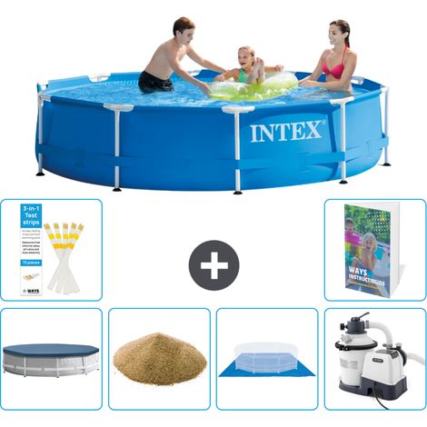 Frame Pool Rund - 305x76 cm - 7-teilig S158