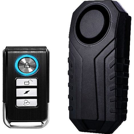 Alarme de vélo sans fil antivol véhicule électrique télécommande changement de vitesse alarme à induction vibration