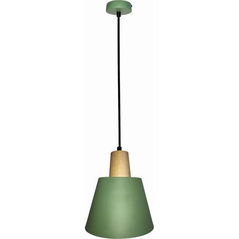 Lampada a sospensione Candellux FARO verde E27 Ø17cm (1/2)