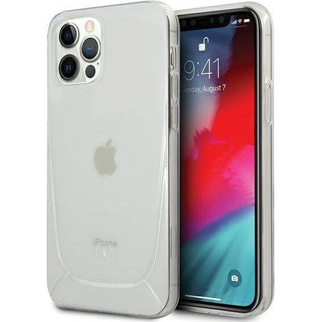 Mercedes MEHCP12LARCT iPhone 12 Pro Max 6,7 Zoll transparente Hartschalen-Schutzhülle (Transparent Line) (1/5)