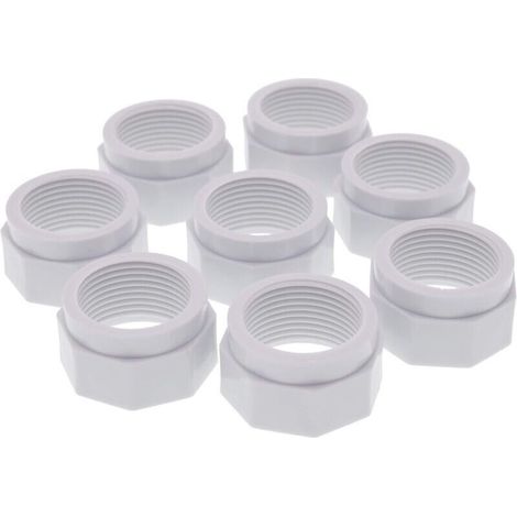 8 écrous pour Tuyau Flexible d'alimentation adaptables pour Polaris 280 180 380 3900- D15 - Robot Nettoyeur de Piscine (1/5)