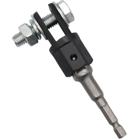Adaptateur pour cric à ciseaux, adaptateur pour perceuse à douille, tige hexagonale de 1/2 pouce, clé à chocs/à entraînement de 1/2 pouce, clé à roue/démonte-pneu de 13/16 pouce. (1/5)