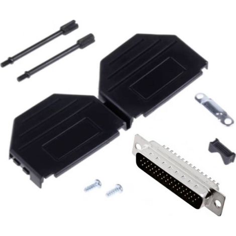MH Connectors MHDPPK25HD44MS-K KIT connettori maschio SUB-D 180 ° Numero Poli (num): 25 Punte a saldare 1 pz.