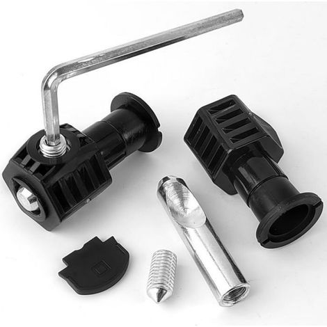 Kit De Fixation Cuvette Wc - Pour Toilettes Suspendues Au Mur - Charnieres Et Vis D'Installation - 1 Unite (1/5)
