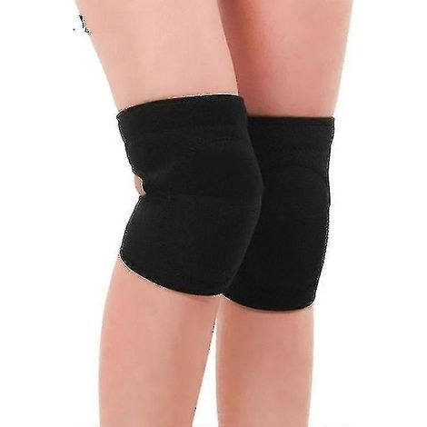 Genouillères souples et ajustables, protections pour les genoux des femmes pratiquant la pole dance et le yoga. (1/2)