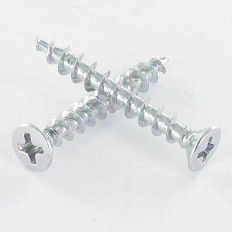 Vis PVC Tête fraisée bombée TFB Phillips 4.3X45 zingué cr3 96 hbs sans rouille rouge-1 pièce