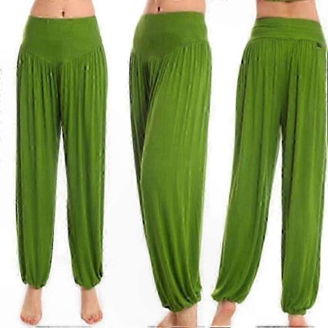 Weit geschnittene Damenhose für Entspannung, Tanz, Yoga und den Bohème-Stil – fließender Schnitt, elastischer Bund, bequem, ideal für Zigeuner- und Freizeitkleidung. (1/5)