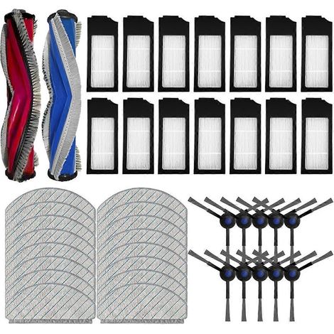 Compatible avec C12 / C12 Plus / C12 Pièces de rechange et accessoires : brosse principale, filtre HEPA et chiffon de nettoyage (1/5)
