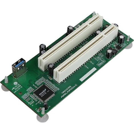 Carte adaptatrice PCI-Express vers PCI, carte d'extension PCIe vers double emplacement PCI, convertisseur auxiliaire USB 3.0, carte adaptatrice PCIe X1 vers X16. (1/5)