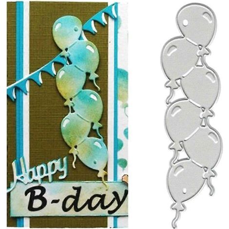 Matrices de découpe en métal pour ballons, pochoirs de gaufrage en acier au carbone pour loisirs créatifs