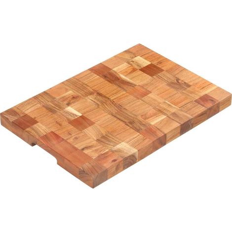 Teenpull – Hackblock 50×30×3,8 cm Akazie Massivholz (1/5)