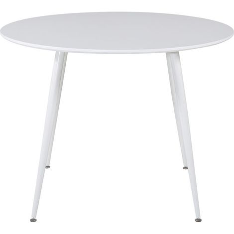 Plaza Esstisch Ø100cm weiß.