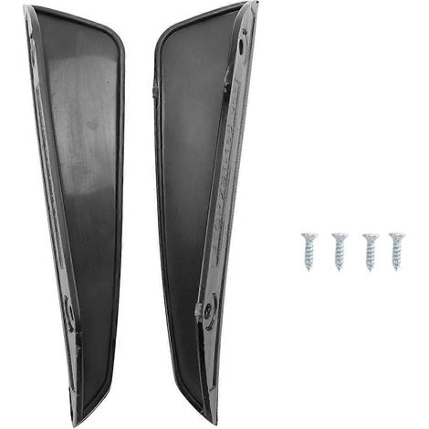 2 pièces de spoiler latéral de pare-chocs avant noir pour Mercedes-Benz Classe A W176 A180 A200 A220 A250 A45 (2016-2018) (1/4)