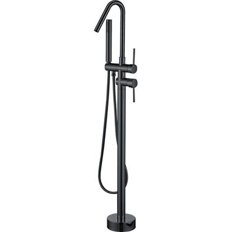 Robinet mitigeur baindouche MISURI noir mat (1/2)