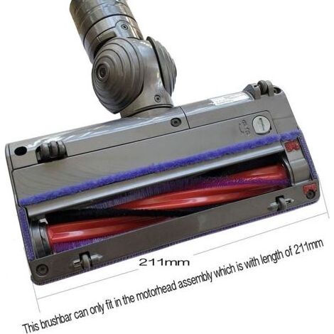 Ersatzbürsten-Set für Dyson V6/DC59/DC62/SV03 Staubsauger (1 x 185 mm Bürstenwalze und 1 x HEPA-Filter) (1/5)