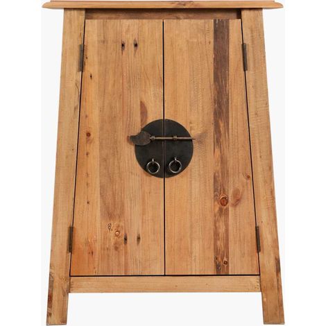Maison Exclusive - Mobile da Bagno in Legno Massello di Pino 59x32x80 cm