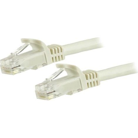 StarTech.com Cavo di Rete Bianco Cat6 UTP Ethernet Gigabit RJ45 Antigroviglio - 50cm (1/3)