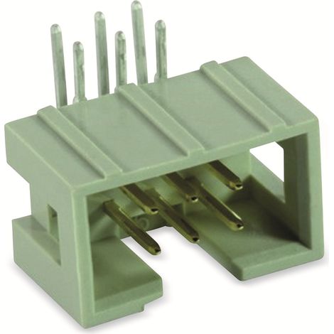 HARTING Wannenstiftleiste gewinkelt ohne Verriegelung, 09 18 510 6323, Kontakte 10