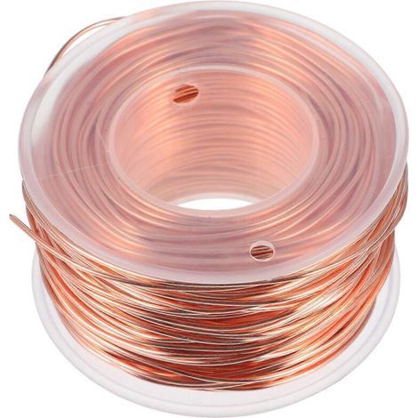 Fil de cuivre pour loisirs créatifs, jardinage, électroculture, plantes (40 m) (1/5)