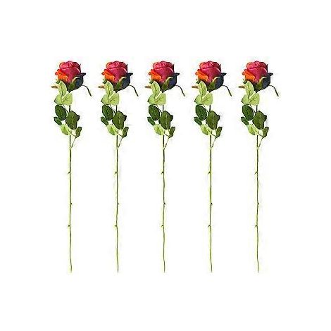 5 pièces de décor de scène à faire soi-même, fleurs artificielles, fausses roses décoratives (1/2)