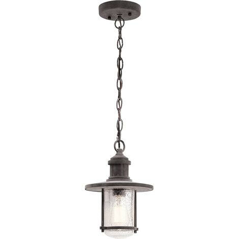 Lanterne suspendue de jardin Riverwood Zinc altéré 30,1 Cm (1/5)