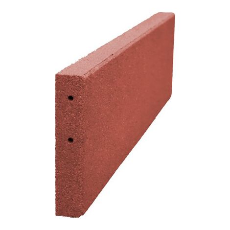 Pies de goma 100x25 cm - Rojo