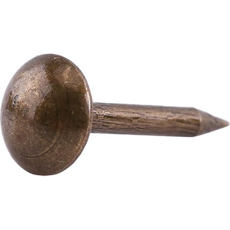 Clous de rembourrage Vintage en métal Bronze, 100 pièces, étiquette pour meubles, canapé, chaussures, porte, clou décoratif (1/5)