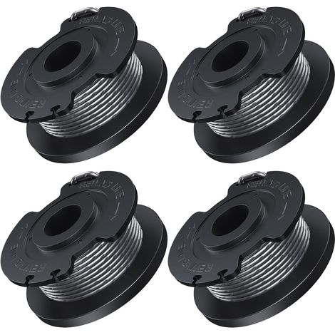 Lot de 4 cordons de coupe de 1,6 mm de diamètre et 5 m de longueur pour coupe-bordures sans fil Bosch/EasyGrassCut