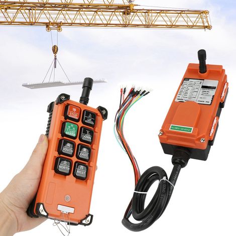 Télécommande sans fil pour palan électrique, 2 émetteurs, 1 récepteur, 380 V (1/5)