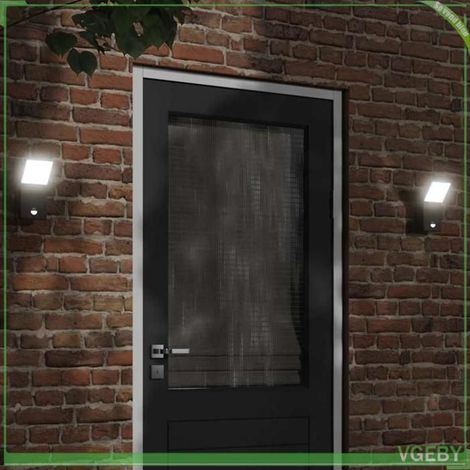 Applique murale LED d'extérieur - FAFEISY - 4006271 - IP54 - Capteur PIR 120°/10m - Lot 2 pcs (1/5)