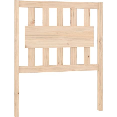 Maison Exclusive - Testiera per Letto 80,5x4x100 cm in Legno Massello di Pino