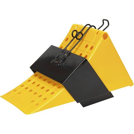 Sealey Wheel Chock with Bracket - Commercial CV127 (1/4)