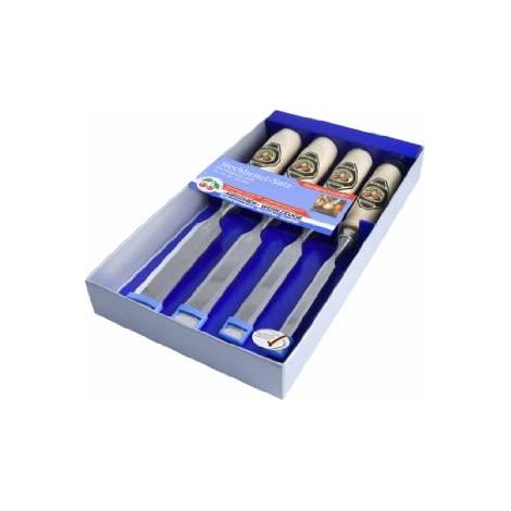 Kirschen Juego de 4 Cinceles para Madera Mango de Madera de Haya (1/5)