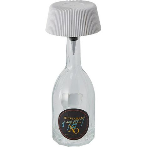 Lampada per bottiglia di vino - Lampada da tavolo creativa con spina per bottiglie di vino, che illumina la luce artistica della vita (bianca) (1/3)