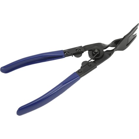 Pince à clips pour garnitures de tissus d'ameublement, outil de retrait de clips de fixation, acier au manganèse bleu (1/5)