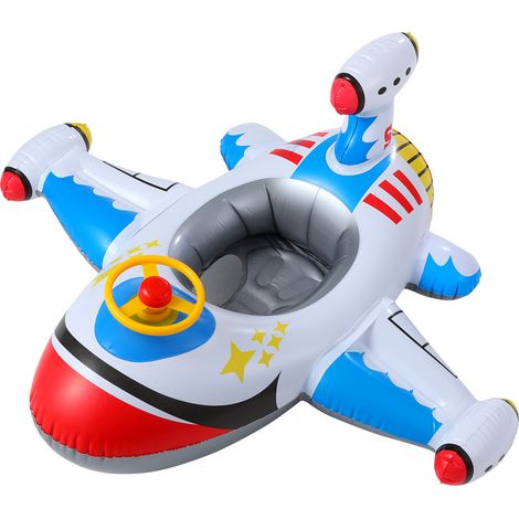 Flotteur Enfant - Flotteur Avion Gonflable Pour Piscine - Pour Enfants À Partir De 12 Mois - 1 Pièce
