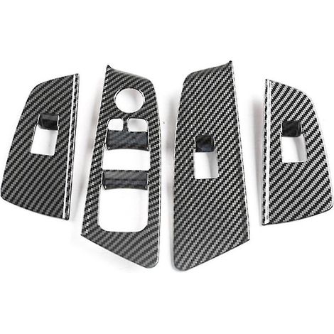 Cache-bouton de lève-vitre pour BMW Série 5 G30 (2018-2021) - Accessoires ABS et fibre de carbone (1/5)