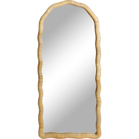 Espejo Ratan Cristal 51X4,5X120 Ondulado Natural (1/4)