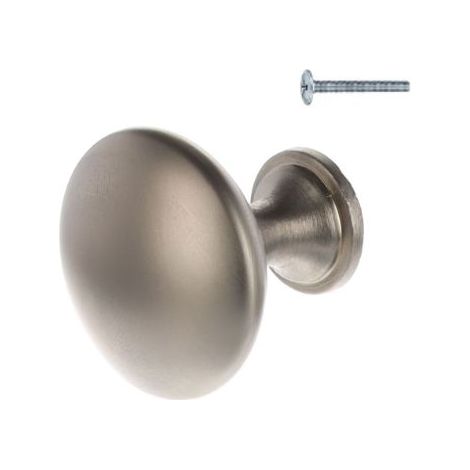 Tirador redondo para muebles, cromo mate, Riex XK03 (1/5)