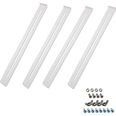 Kit de reparación de cajones - Refuerzo del fondo del cajón - Apto para muebles de cocina y armarios de madera, juego de 4 piezas (1/5)