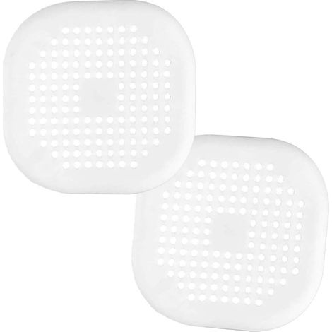 Filtre de cuisine pliable en silicone, couvercle de bonde de douche avec ventouse, facile à installer et à nettoyer.