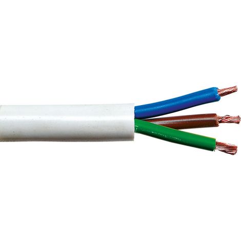 Cavo H05 Vv-f 2,5 mm² 3g 2,5 mm² Bianco L. Corona 50 m