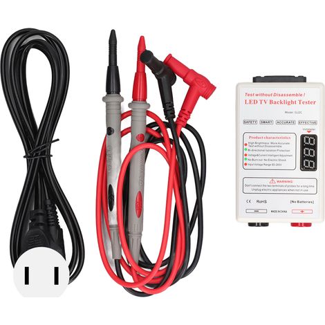Testeur de rétroéclairage TV LED, détecteur de luminosité pour bande lumineuse et perles de lampe, sortie 0-320V CC, prise US 85V-265V (1/5)