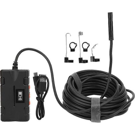 F270 8-mm-Objektiv, 8 LEDs, tragbares WLAN-Endoskop, 2,0 MP, 1080p-Boreskop, Industrieinstrumente, 10 m
