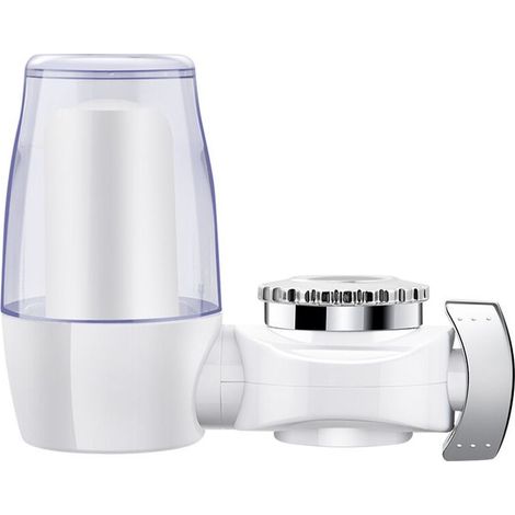 Faucet Water Filter, Kitchen Faucet Filter, Anti-Scale Faucet Filter, Grade 8 Pure Water, Transparent Body, Suitable for Most Types of Faucets (1/5)